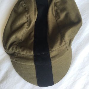 Walz olive merino wool cycling bike cap L/XL NWOT